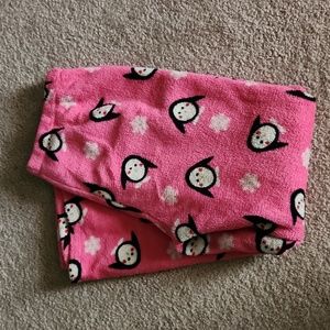 Faded Glory Pink Penguin pajama pants